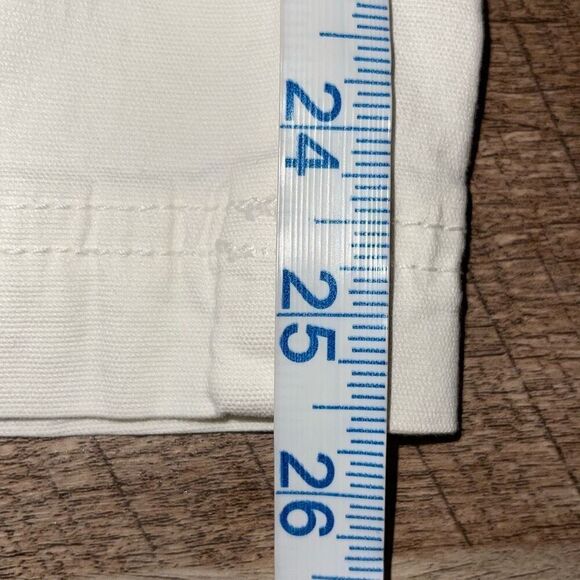 Marine Layer Maya Slim Straight Crop Leg Utility Pant Painter White Size 0 NWT - Picture 12 of 12